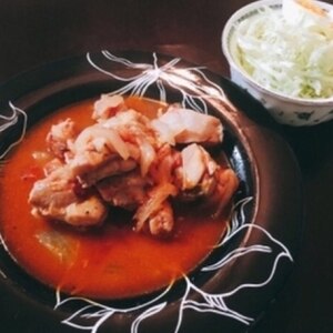 鶏肉のトマト煮込み